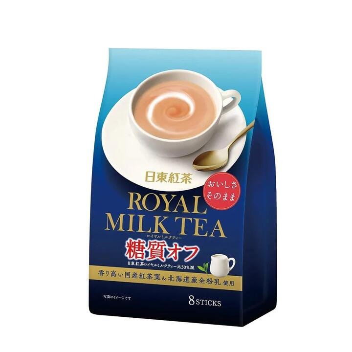 Nittoh Royal Milk Tea Low Sugar - 8 Sticks