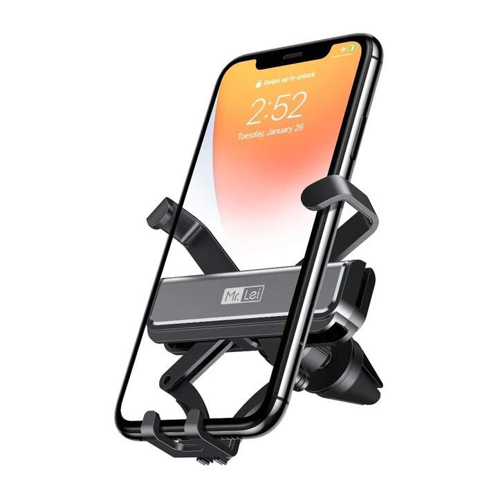Romoss Gravity Car Mount Black – Air Vent Version Gourmet Grocer Romoss Gravity Car Mount Black - Air Vent Version
