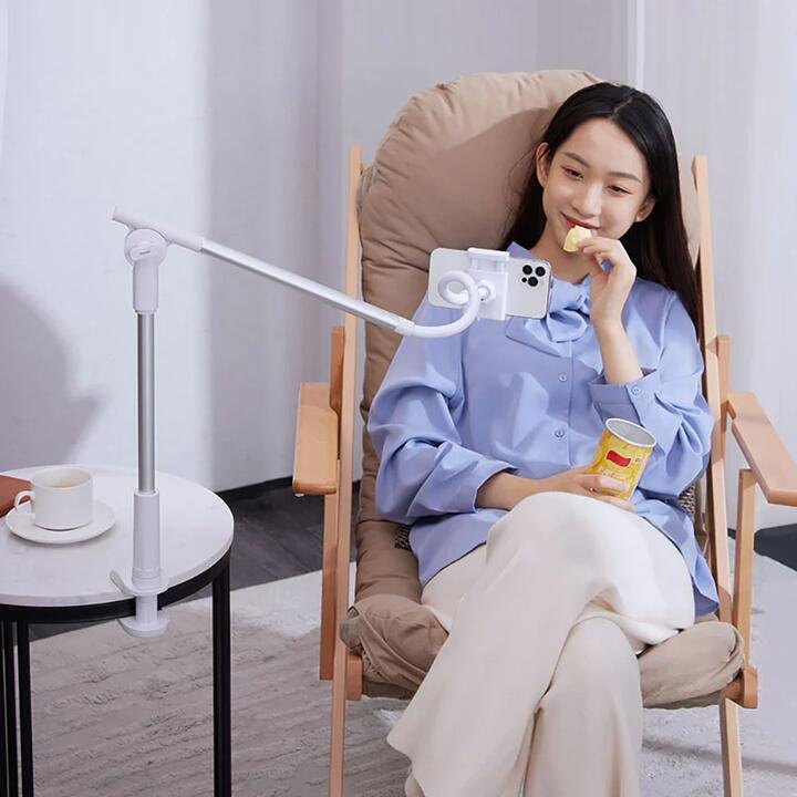 Baseus Adjustable Lazy Phone Holder - Silver
