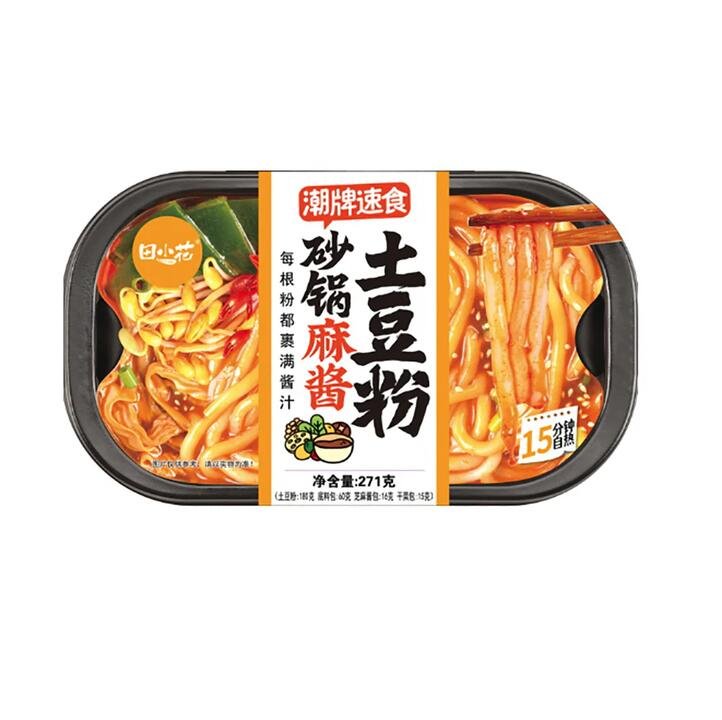 TianXiaoHua Instant Hotpot Potato Noodles with Sesame Sauce Flavor - 271g