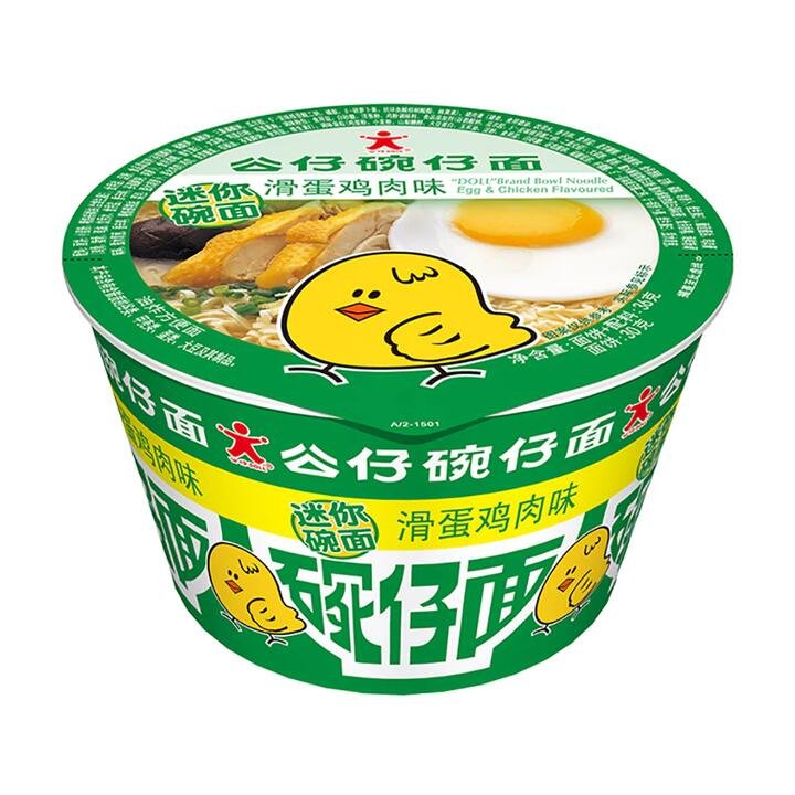 Doll Brand Bowl Noodle Egg & Chicken Flavour - 36g
