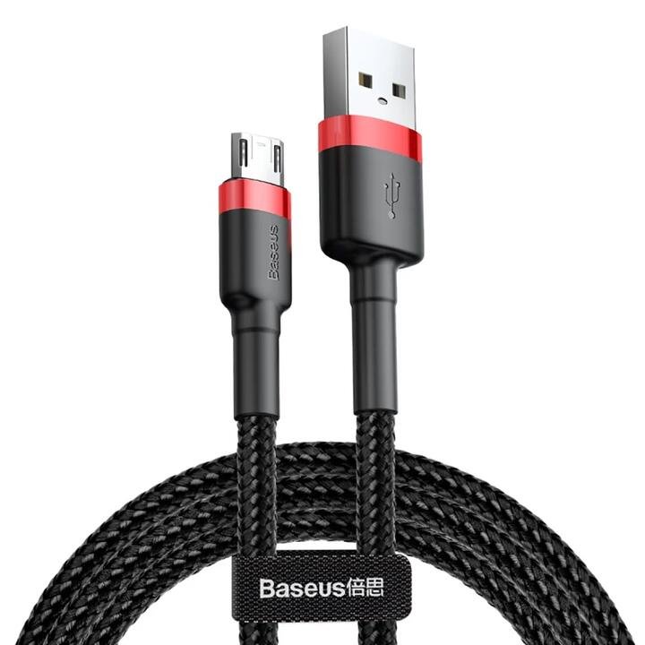 Baseus Cafule USB to Micro USB Cable 2A 3m – Red and Black Gourmet Grocer Baseus Cafule USB to Micro USB Cable 2A 3m - Red and Black