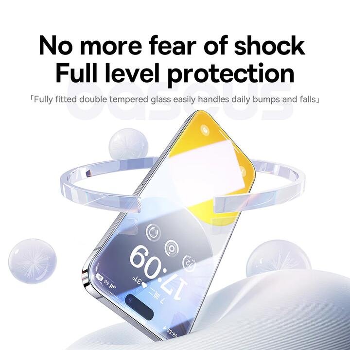 Baseus Diamond Series Full Screen Tempered Glass for iPhone 15 Pro Max – Clear Gourmet Grocer Baseus Diamond Series Full Screen Tempered Glass for iPhone 15 Pro Max - Clear