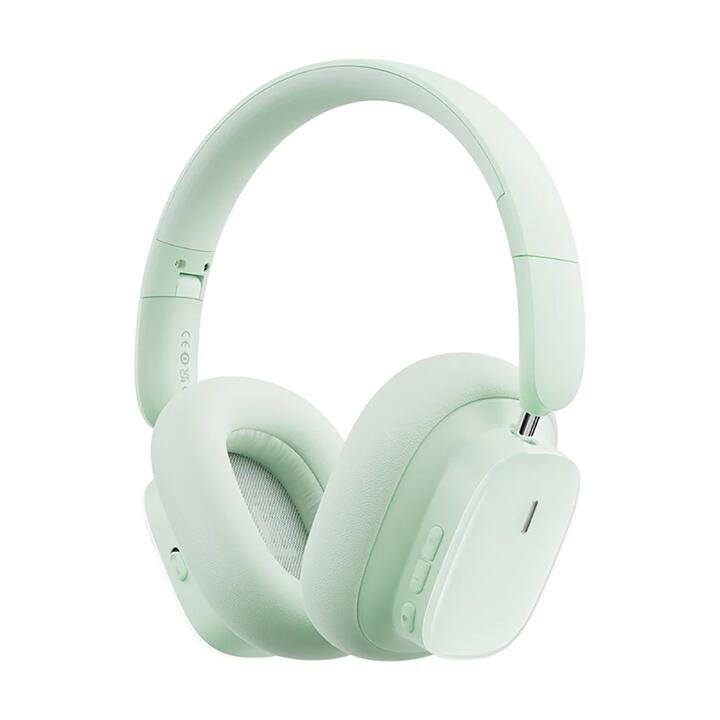 Baseus Bowie Series H1i Over-Ear Noise Cancelling Bluetooth Headphones - Photosynthetic Green (International Version)