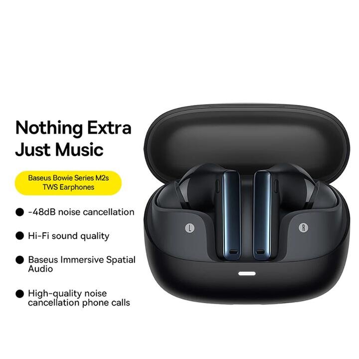 Baseus Bowie Series M2s TWS Bluetooth Earphones - Starry Black