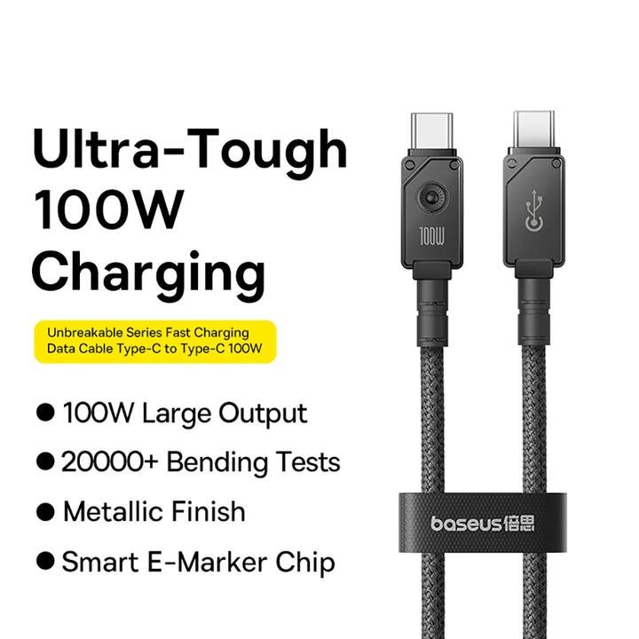 Baseus Aerospace Series Fast Charging Cable Type-C to Type-C 100W 2m - Starry Black