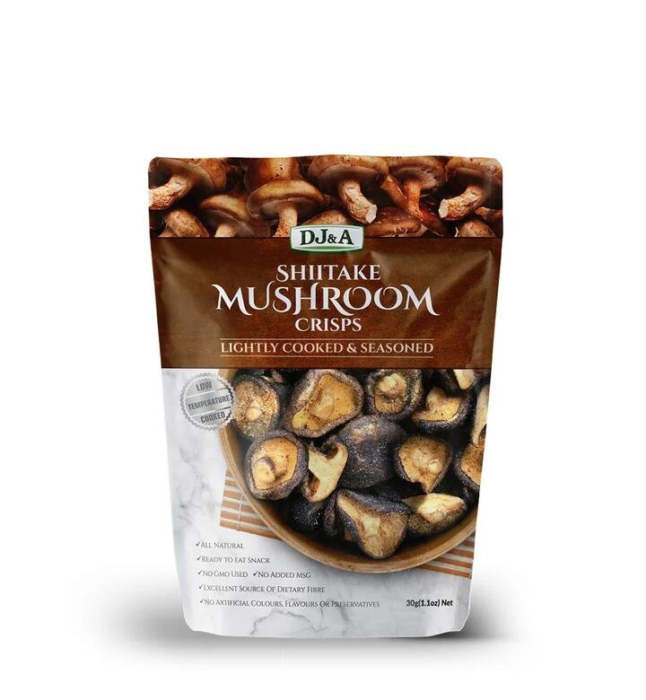 DJ&A Shiitake Mushroom Crisps 30g