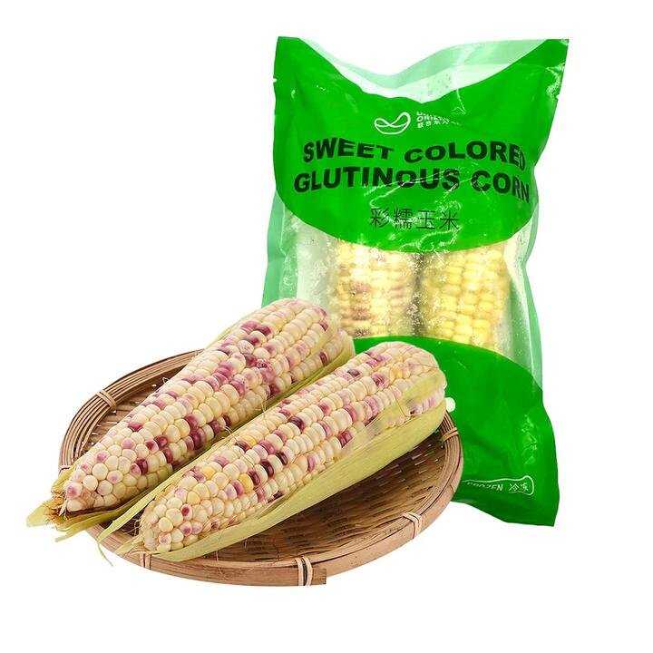 United Oriental Frozen Sweet Colored Glutinous Corn - 2 Pieces, 500g