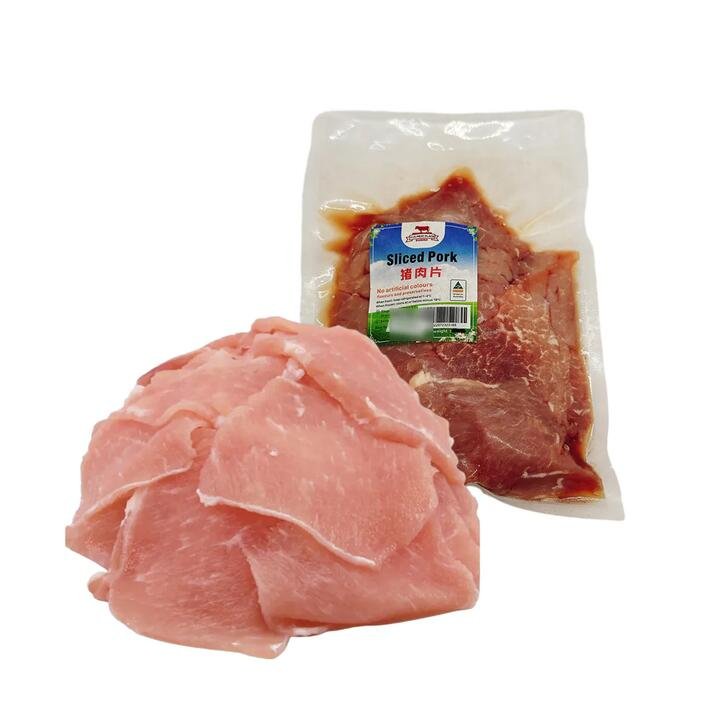 Yuji Frozen Sliced Pork – 500g Gourmet Grocer Yuji Frozen Sliced Pork - 500g