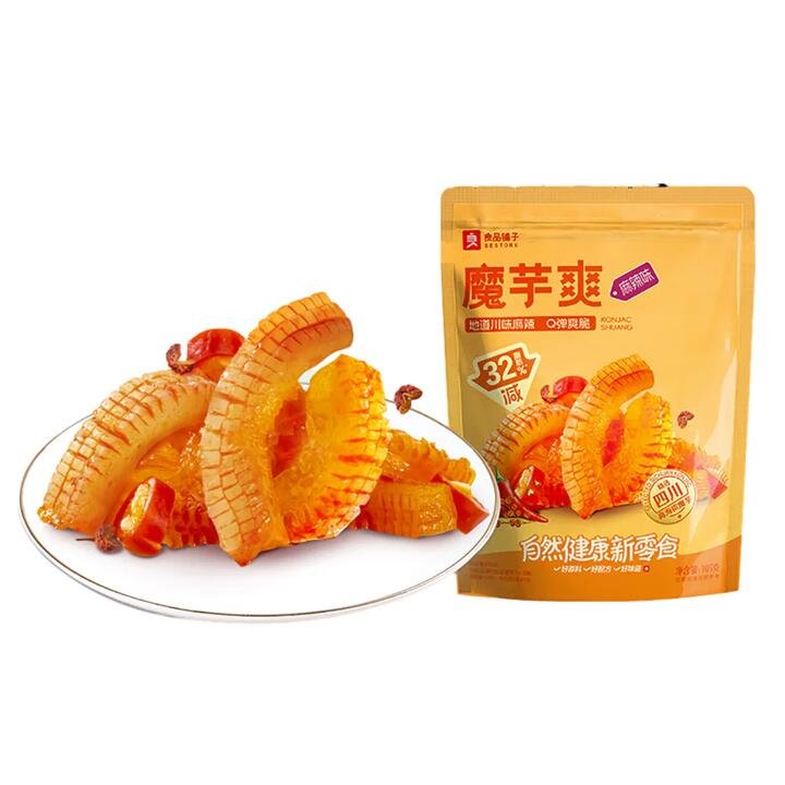 Bestore Spicy and Numbing Konjac Snack – 105g Gourmet Grocer Bestore Spicy and Numbing Konjac Snack - 105g