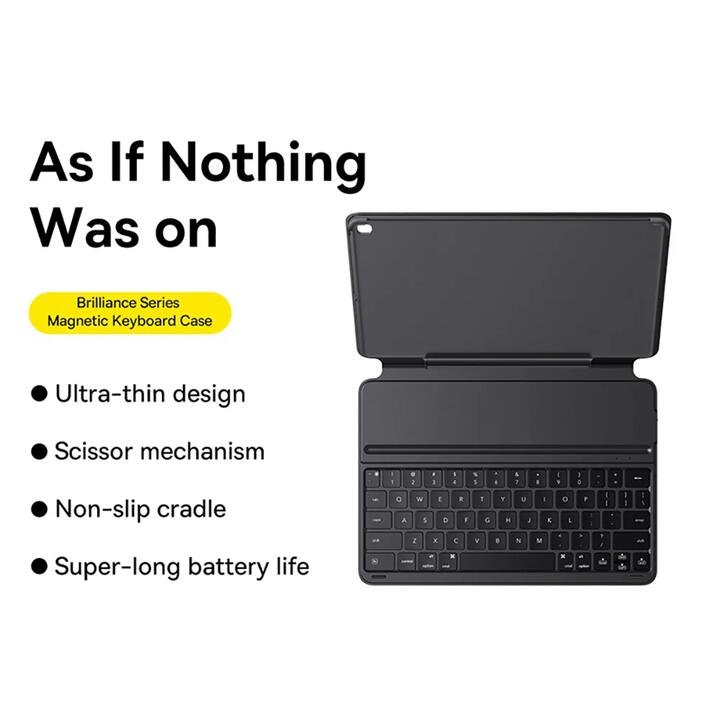 Baseus Brilliance Series Magnetic Keyboard Case for Ipad 10.2 Inch - Starry Black