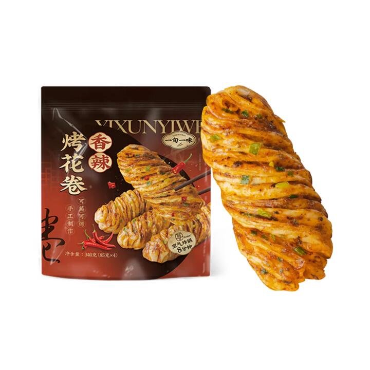 Yixunyiwei Spicy Grilled Flower Rolls - 340g