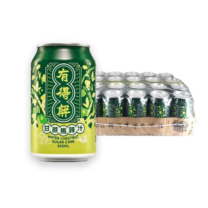 Youdejie Sugar Cane and Water Chestnut Juice – 300ml x 24 Cans Gourmet Grocer Youdejie Sugar Cane and Water Chestnut Juice - 300ml x 24 Cans