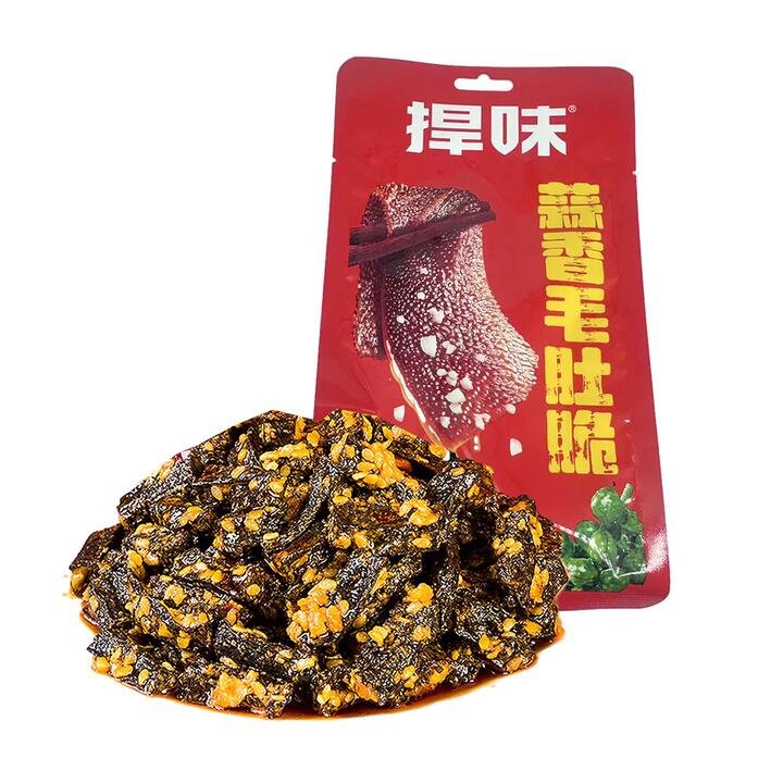 Hanwei Old Beijing Crispy Beef Tripe with Garlic Flavor - 50g