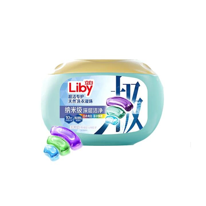 Liby Ultra Clean Natural Laundry Pods - 30 Pieces