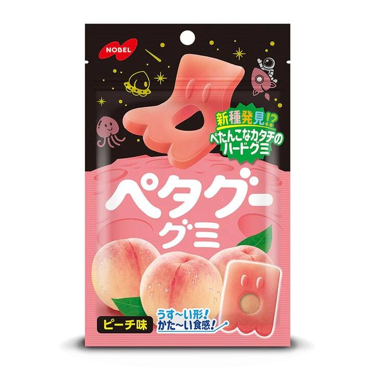 NOBEL Petagu Gummy Peach Flavor 50g