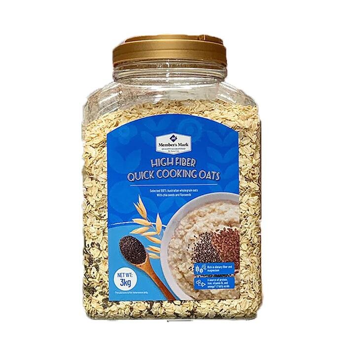 Member's Mark High Fiber Quick Cooking Oats - 3kg