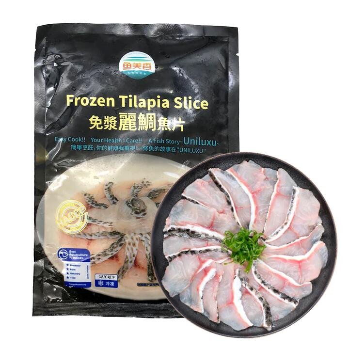 Yumeixiang Frozen Tilapia Slices 225g – No Added Starch Marinade, Hot Pot Ready Gourmet Grocer Yumeixiang Frozen Tilapia Slices 225g - No Added Starch Marinade, Hot Pot Ready