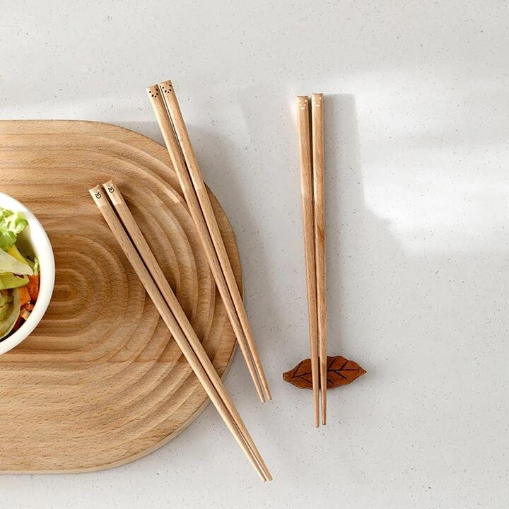 FaSoLa Cartoon Wooden Chopsticks - Panda Design X3