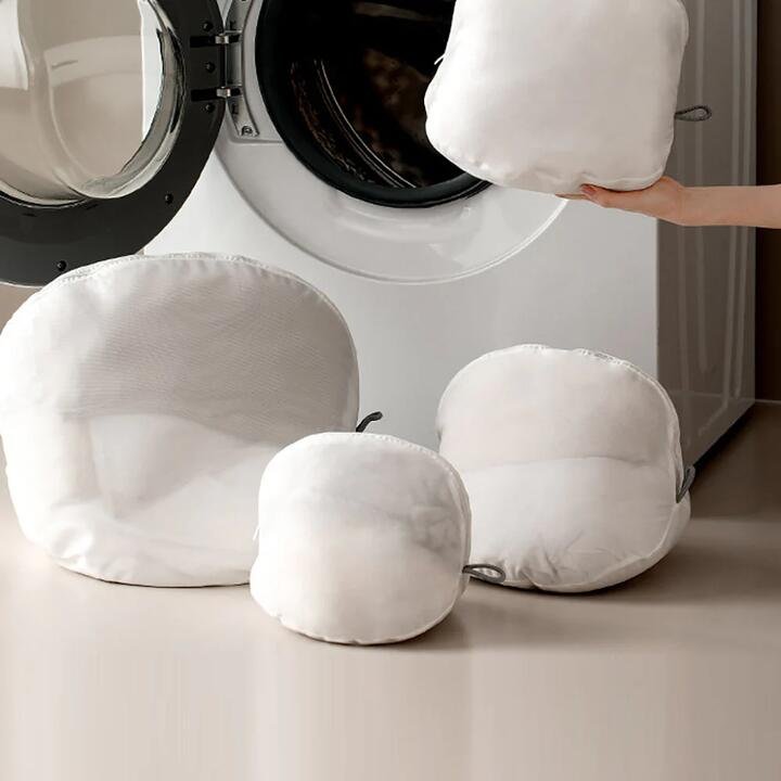 FaSoLa Shell Laundry Bag White – Small X3 Gourmet Grocer FaSoLa Shell Laundry Bag White - Small X3