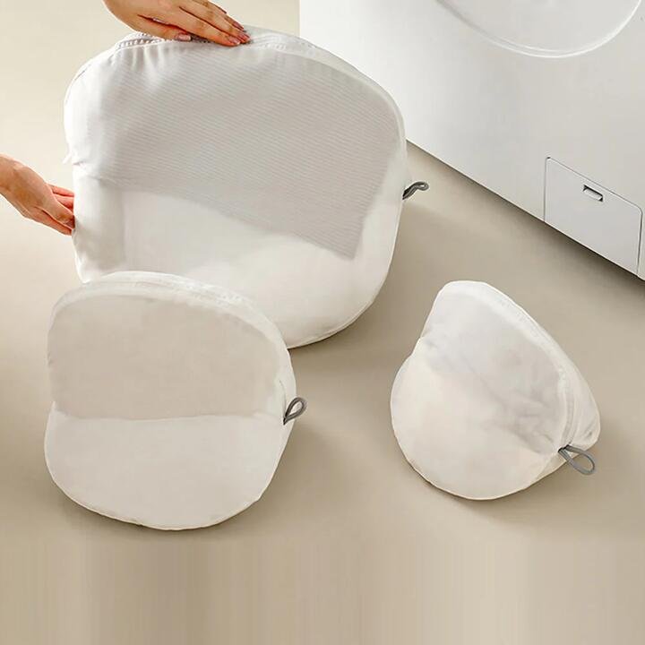 FaSoLa Shell Laundry Bag – Medium, White X3 Gourmet Grocer FaSoLa Shell Laundry Bag - Medium, White X3