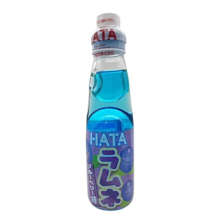 Hata Ramune Blueberry Flavor Soda - 200ml X2