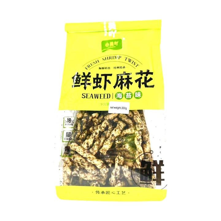 Xiaomeiya Fresh Shrimp Twist Seaweed Flavor – 300g Gourmet Grocer Xiaomeiya Fresh Shrimp Twist Seaweed Flavor - 300g