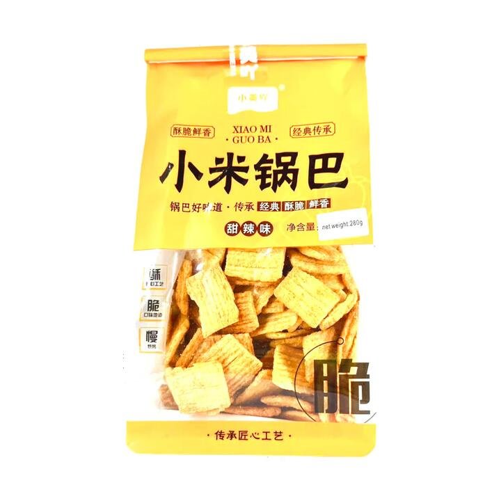 Xiaomeiya Sweet and Spicy Rice Crackers – 280g Gourmet Grocer Xiaomeiya Sweet and Spicy Rice Crackers - 280g
