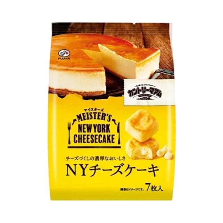 Fujiya Country Ma'am New York Cheesecake - 7 Pieces, 86g