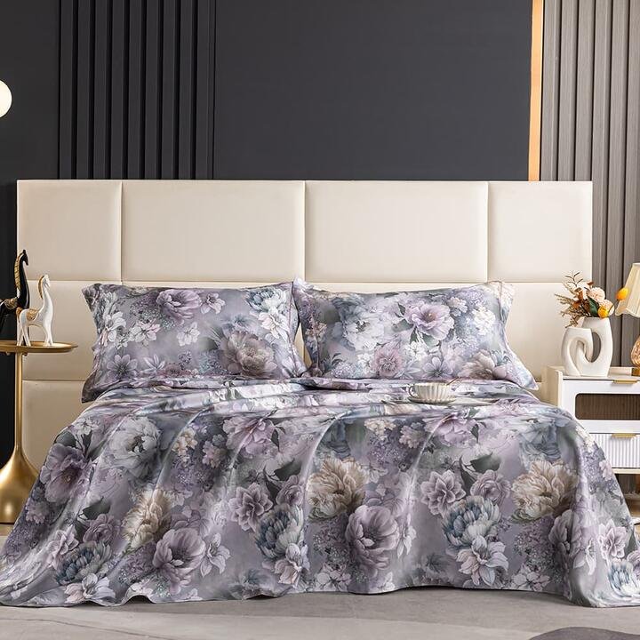 Heartin Machine Washable Soft Bedding Set - Danxi (1 Soft Sheet + 2 Pillowcases)