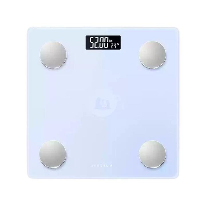 Xiangshan LCD Body Fat Scale Morandi Blue USB Rechargeable Gourmet Grocer Xiangshan LCD Body Fat Scale Morandi Blue USB Rechargeable