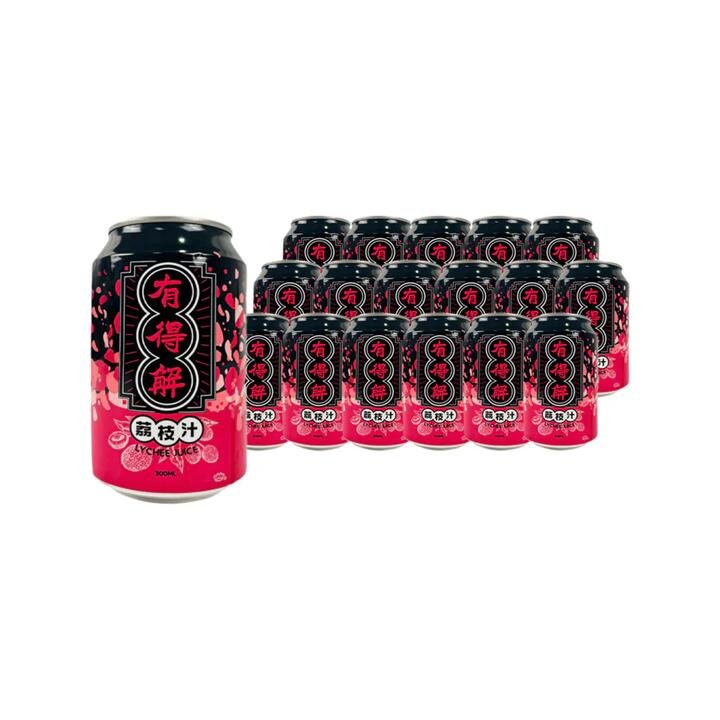 YouDeJie Lychee Juice – 300ml x 24 Cans Gourmet Grocer YouDeJie Lychee Juice - 300ml x 24 Cans