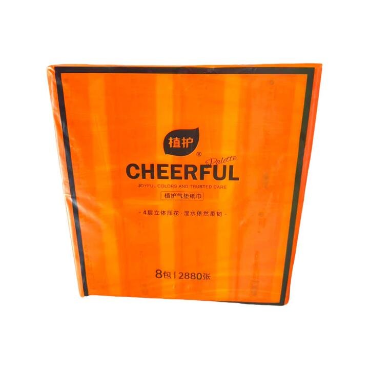 Zhihu Cheerful Palette 4-Ply Embossed Facial Tissues, 90 Sheets x 8 Packs Gourmet Grocer Zhihu Cheerful Palette 4-Ply Embossed Facial Tissues, 90 Sheets x 8 Packs