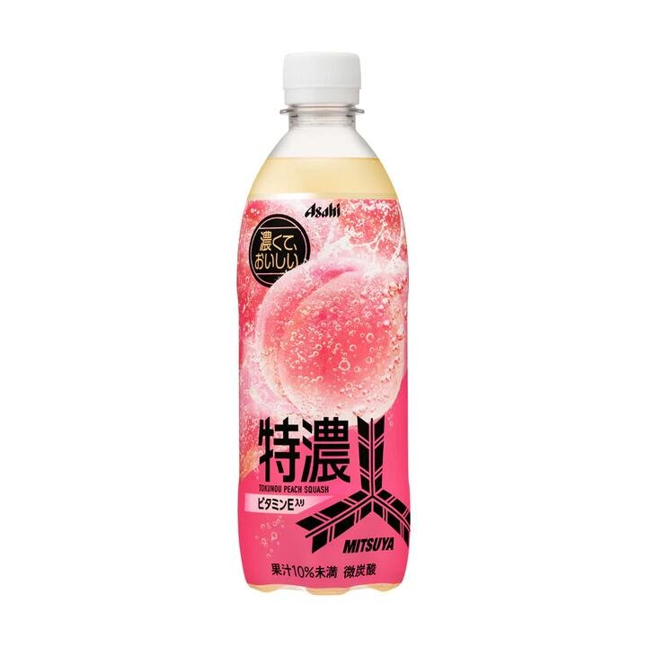 Asahi Rich Peach Soda Drink 500ml - Pack of 2