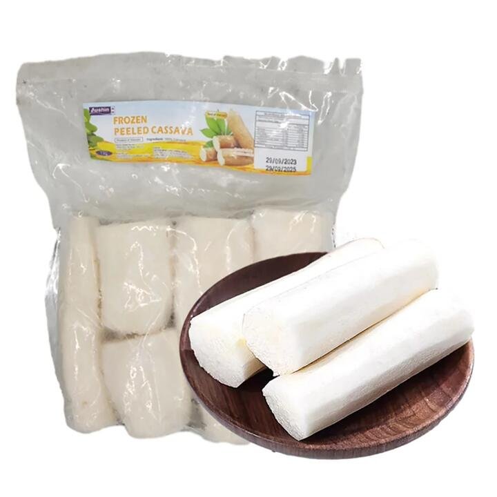 Aushin Frozen Peeled Cassava - 1kg