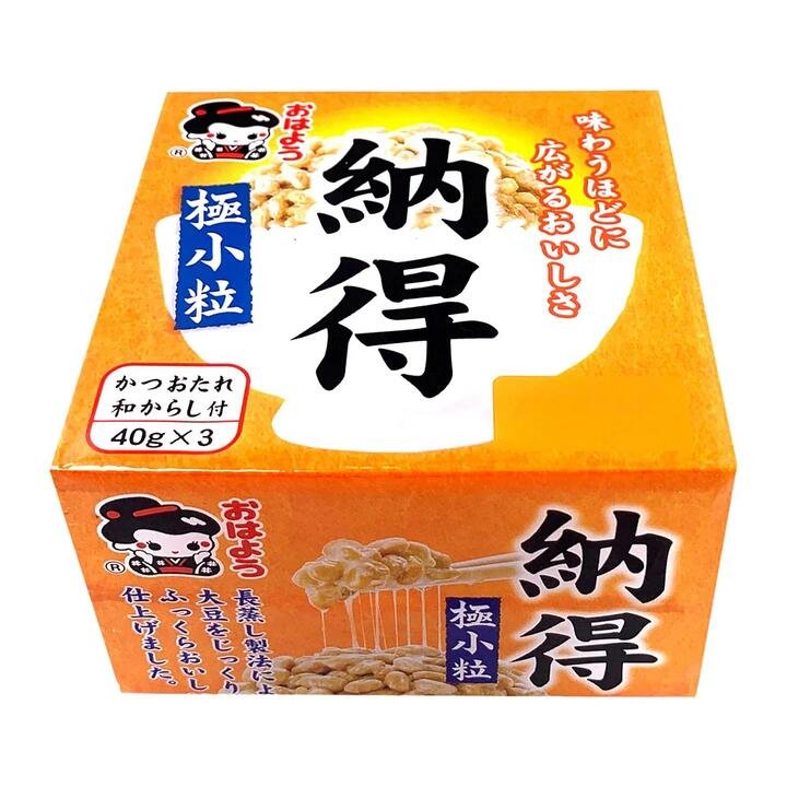 [Frozen] Mini Natto Beans, 3 Boxes, 120g