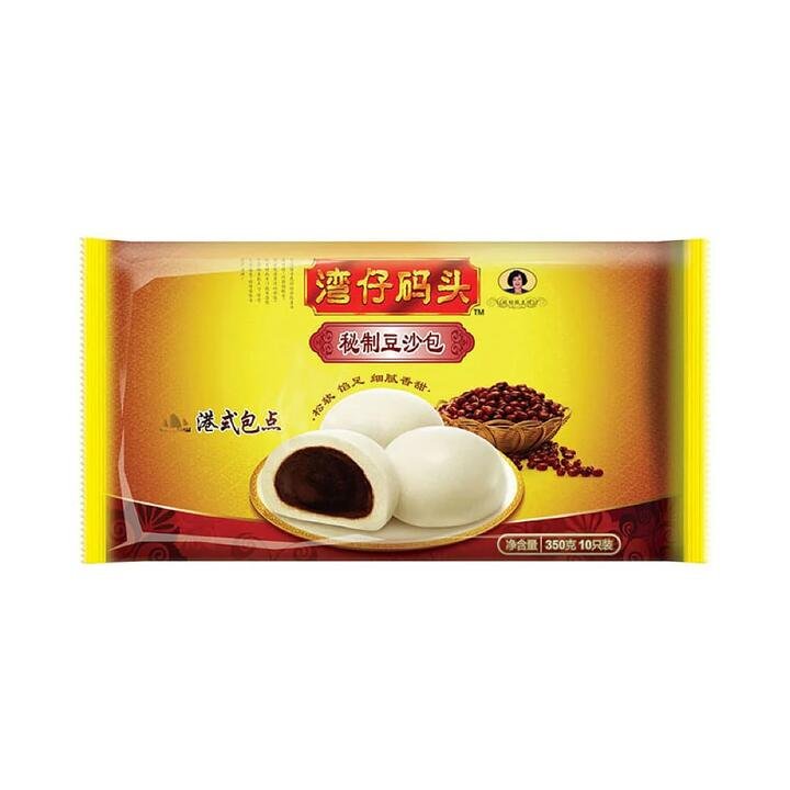 [Frozen] Wan Chai Ferry Red Bean Buns, Pack of 10, 350g