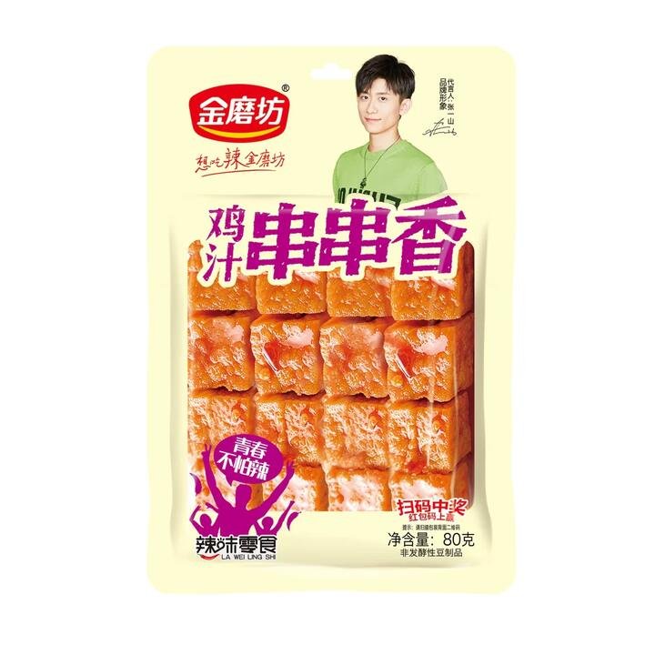Jinmofang Chicken Flavour Skewer Snacks 80g