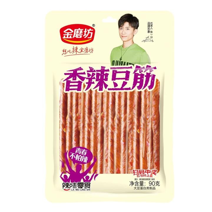 Jinmofang Spicy Flavoured Soybean Sticks 90g