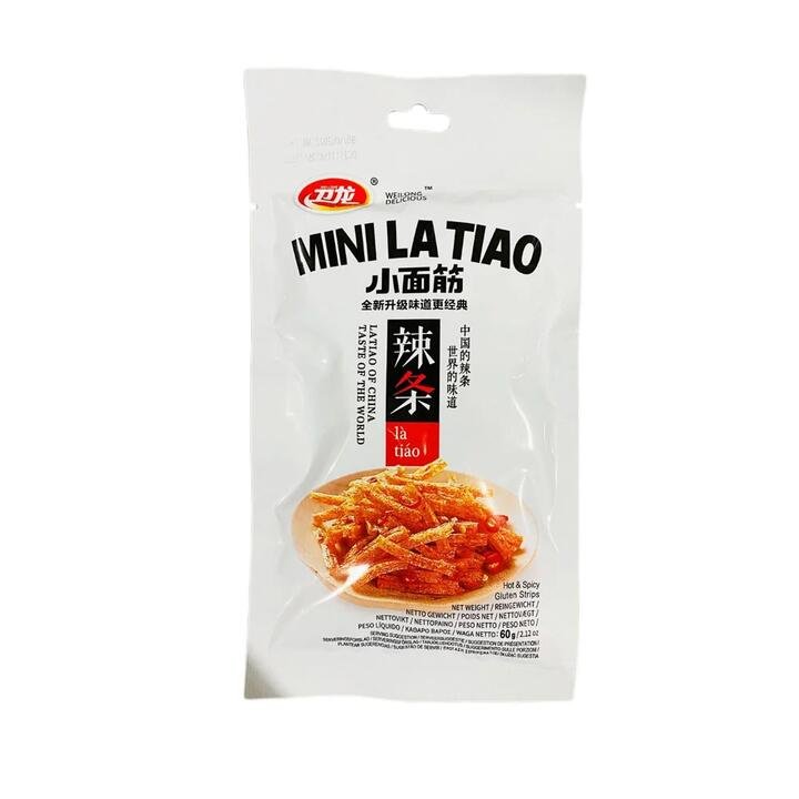 Wei Long Mini Wheat Gluten Snack 60g