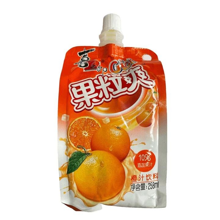 Strong Food Refreshing Orange Juice with Fruit Pieces 258ml Gourmet Grocer Strong Food Refreshing Orange Juice with Fruit Pieces 258ml