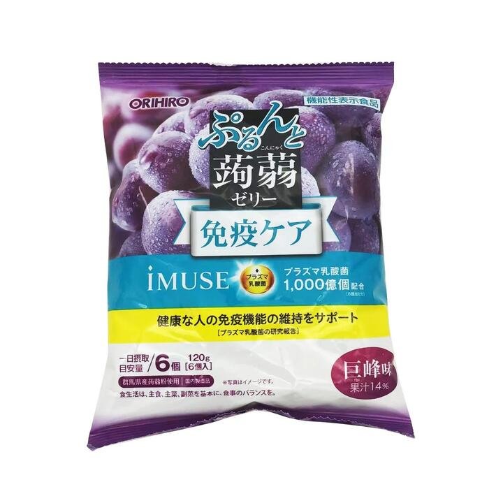 Orihiro Japanese Konjac Jelly – Kyoho Grape Flavour (with Lactobacillus) 130g Gourmet Grocer Orihiro Japanese Konjac Jelly - Kyoho Grape Flavour (with Lactobacillus) 130g