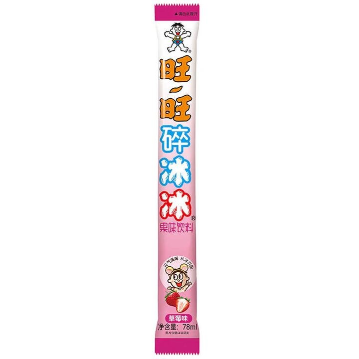 Want Want Crushed Ice Strawberry Flavor – 78ml Gourmet Grocer Want Want Crushed Ice Strawberry Flavor - 78ml