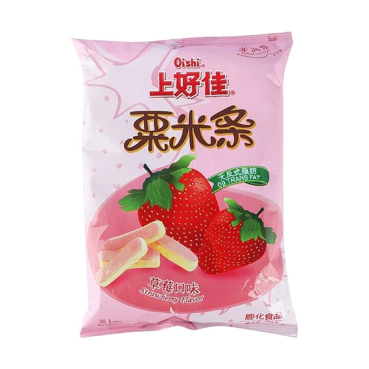 Oishi Strawberry Flavoured Corn Sticks 70g