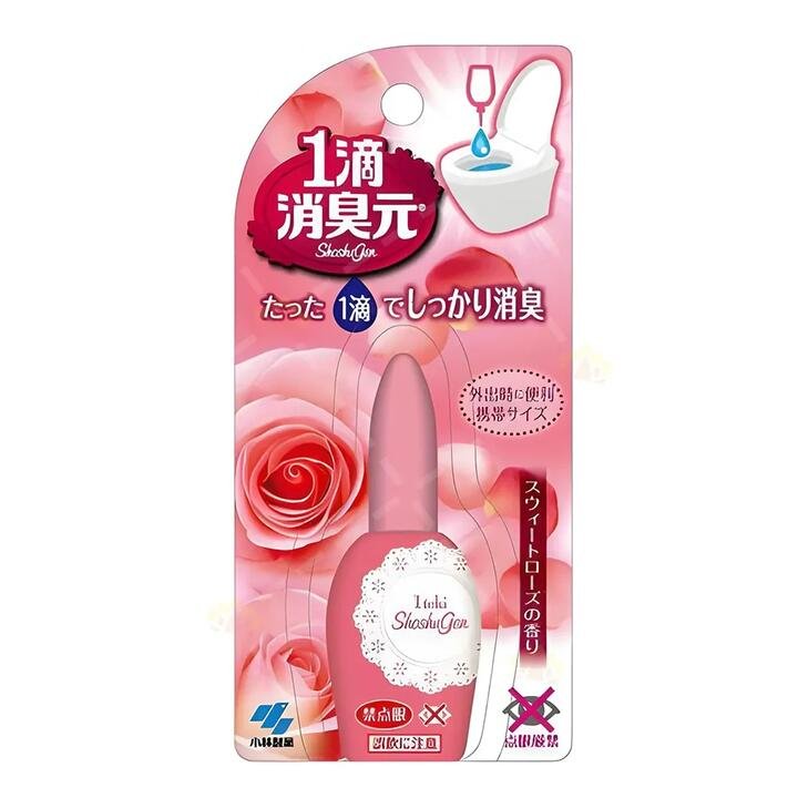 Kobayashi Pharmaceutical One-Drop Toilet Deodorizer, Floral Scent, 20ml