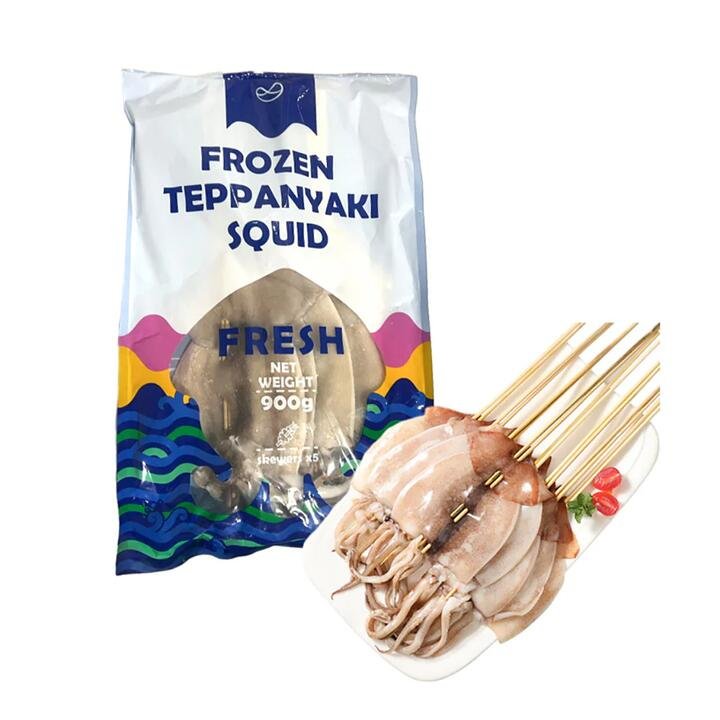 United Oriental Frozen Teppanyaki Squid Skewers - 900g