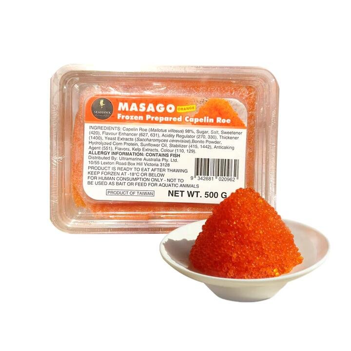 Kingfield Frozen Capelin Roe - 500g