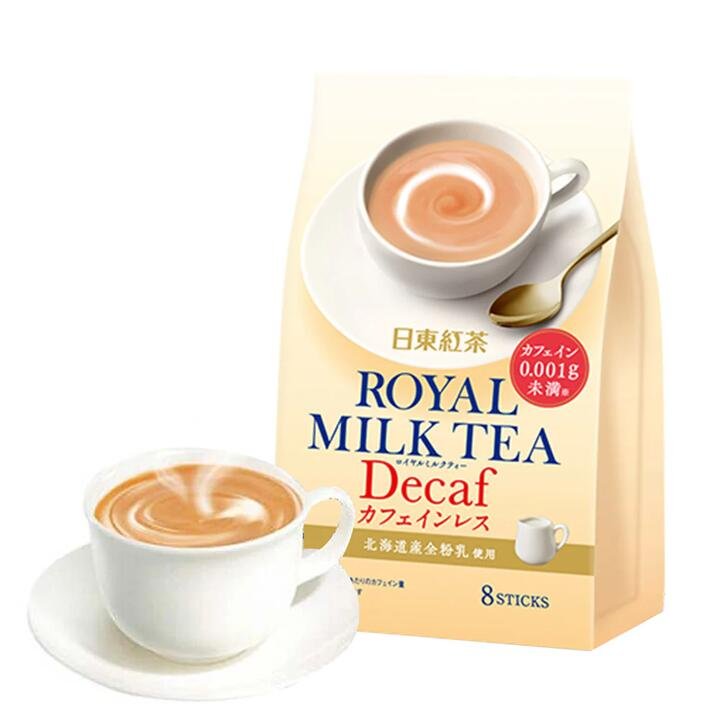 Nittoh Royal Milk Tea Decaf – 8 Sticks, 100g Gourmet Grocer Nittoh Royal Milk Tea Decaf - 8 Sticks, 100g