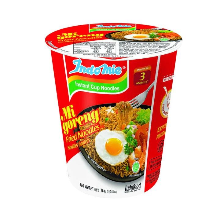 Indomie Mi Goreng Fried Noodles Cup - Original Flavor, 75g