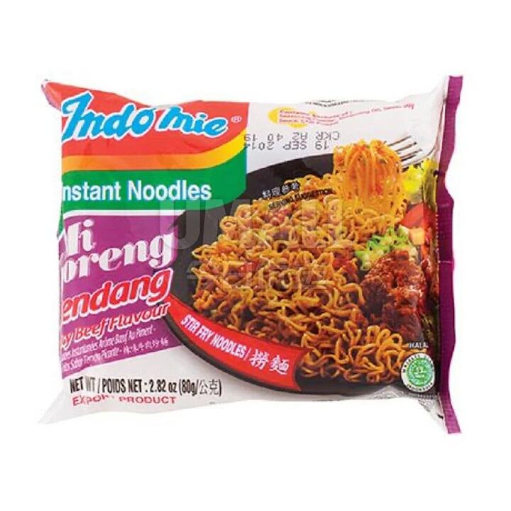 Indomie Mi Goreng Rendang Spicy Beef Flavour Instant Noodles - 80g